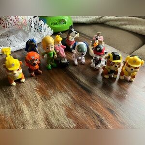 Paw Patrol Action Figures Set - Yellow, Orange, Green, Blue